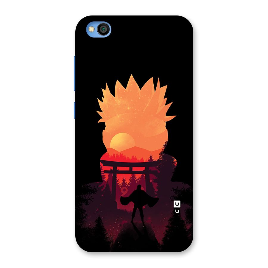 Naruto Anime Sunset Art Back Case for Redmi Go
