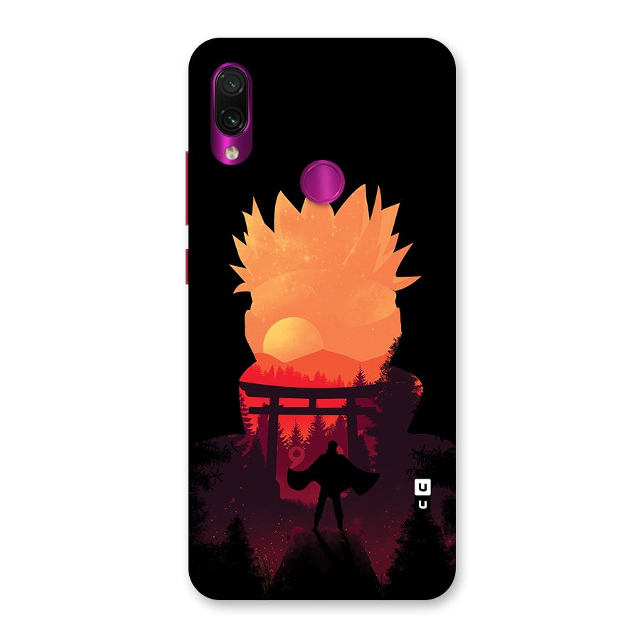 Naruto Anime Sunset Art Back Case for Redmi Note 7 Pro