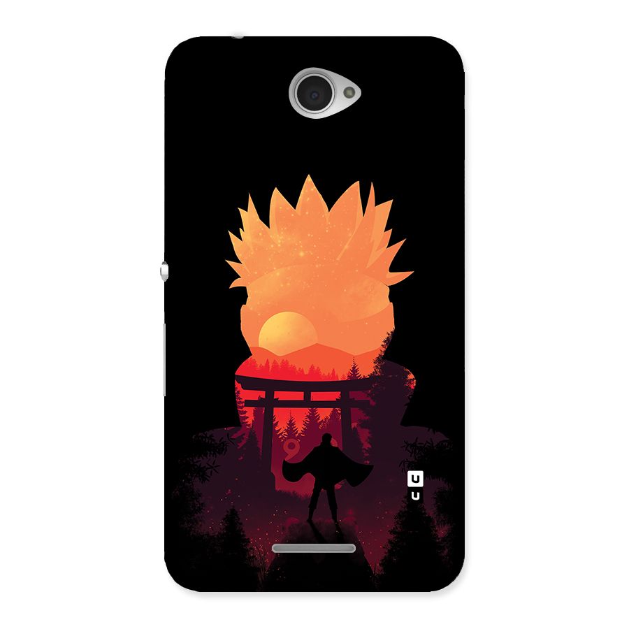 Naruto Anime Sunset Art Back Case for Sony Xperia E4
