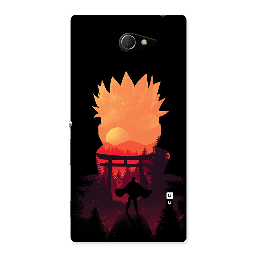 Naruto Anime Sunset Art Back Case for Sony Xperia M2
