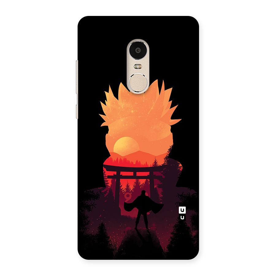 Naruto Anime Sunset Art Back Case for Xiaomi Redmi Note 4