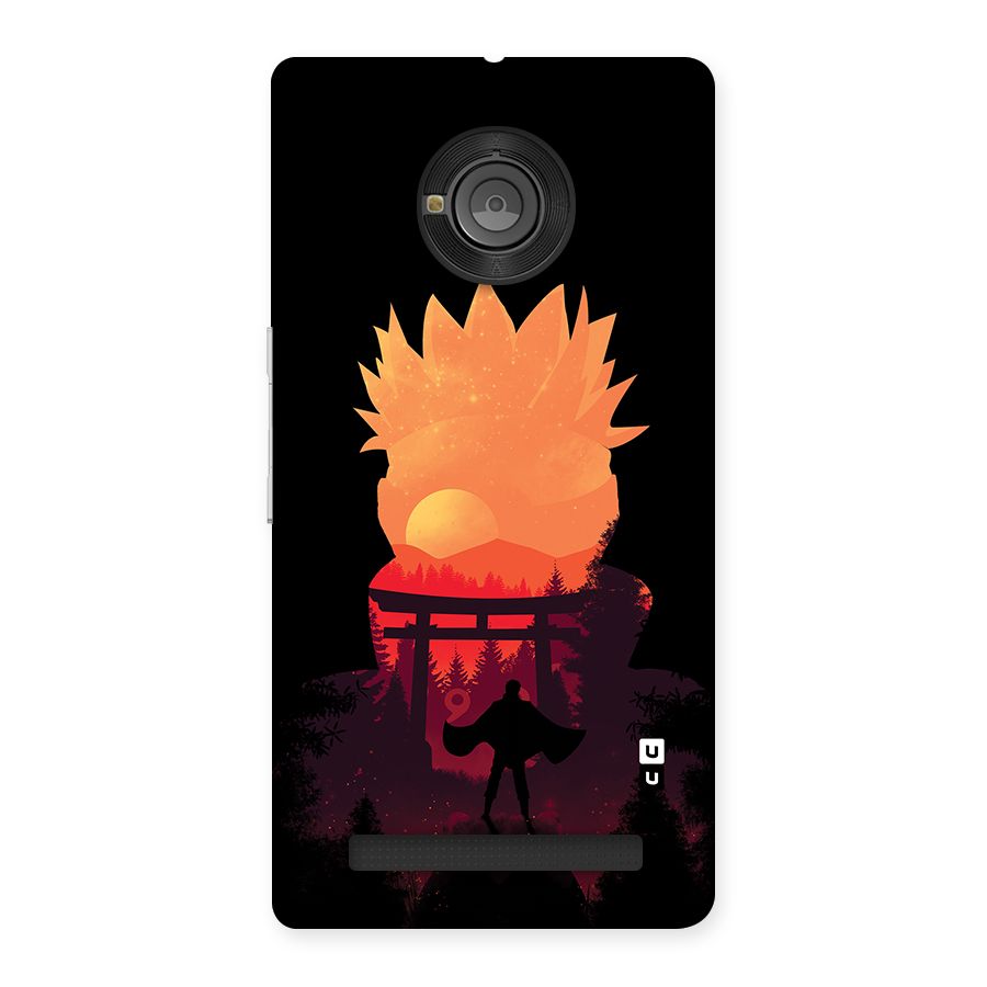 Naruto Anime Sunset Art Back Case for Yu Yunique