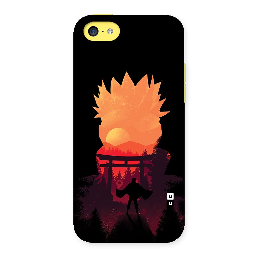 Naruto Anime Sunset Art Back Case for iPhone 5C