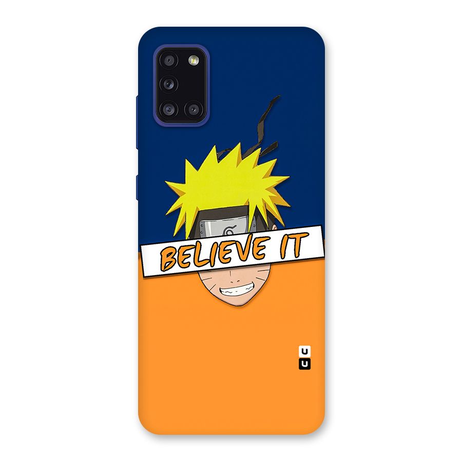Naruto Believe It Back Case for Galaxy A31