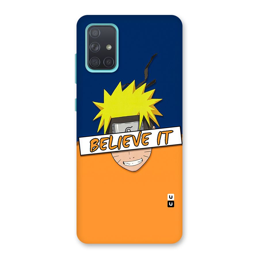 Naruto Believe It Back Case for Galaxy A71
