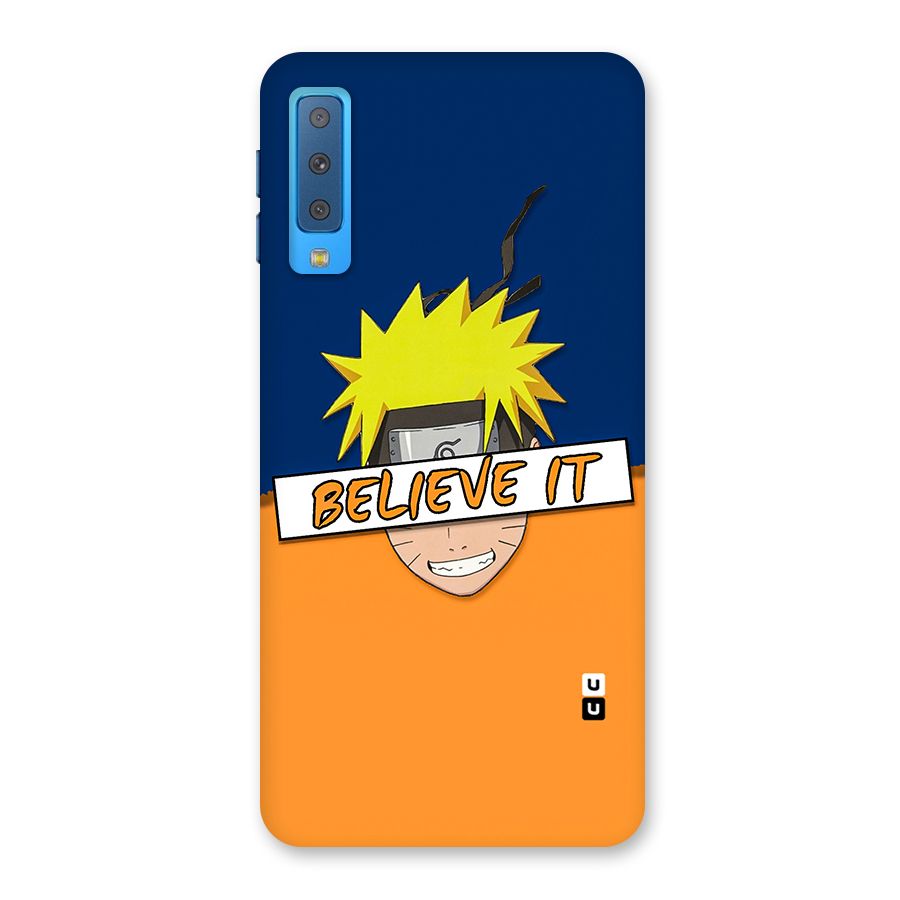 Naruto Believe It Back Case for Galaxy A7 (2018)
