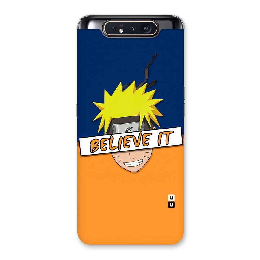 Naruto Believe It Back Case for Galaxy A80