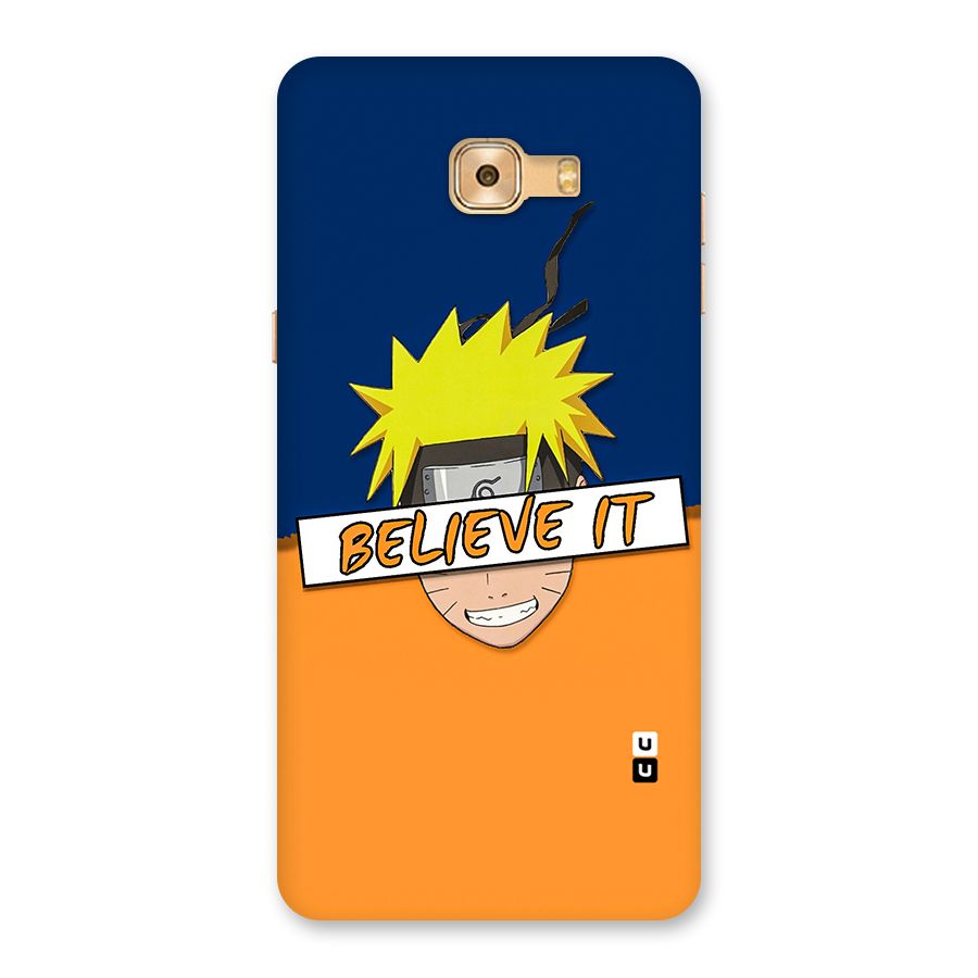 Naruto Believe It Back Case for Galaxy C9 Pro