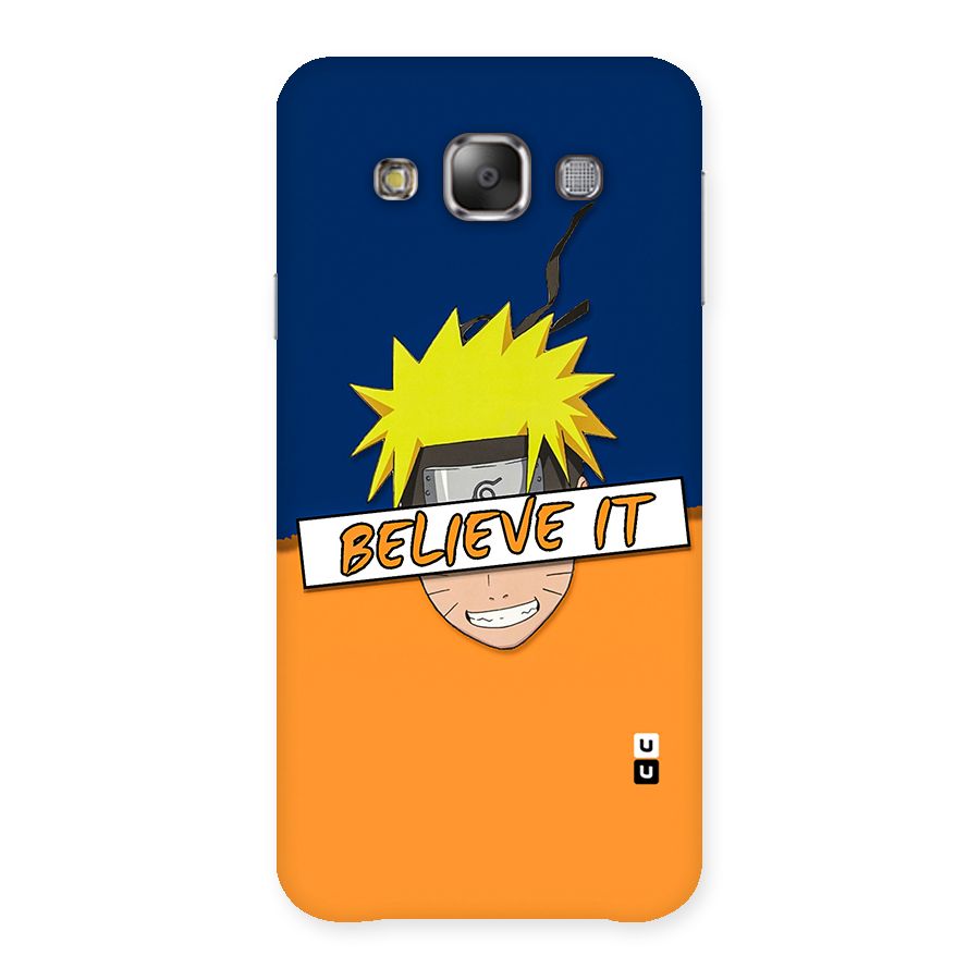 Naruto Believe It Back Case for Galaxy E7