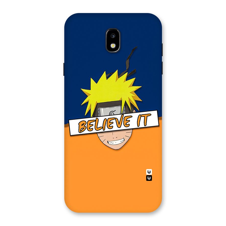 Naruto Believe It Back Case for Galaxy J7 Pro