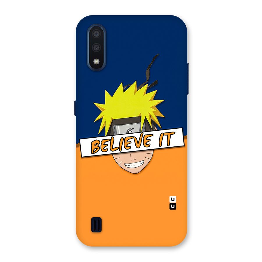 Naruto Believe It Back Case for Galaxy M01