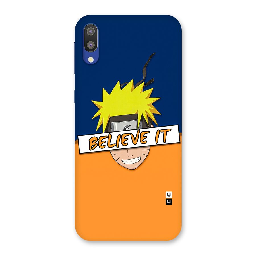 Naruto Believe It Back Case for Galaxy M10