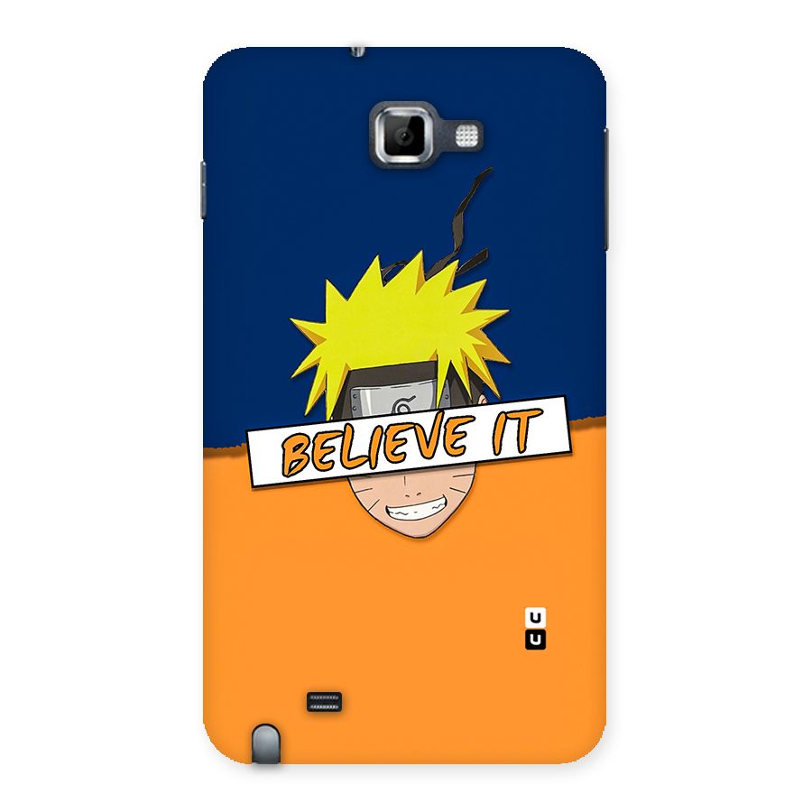 Naruto Believe It Back Case for Galaxy Note