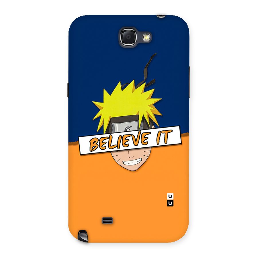 Naruto Believe It Back Case for Galaxy Note 2