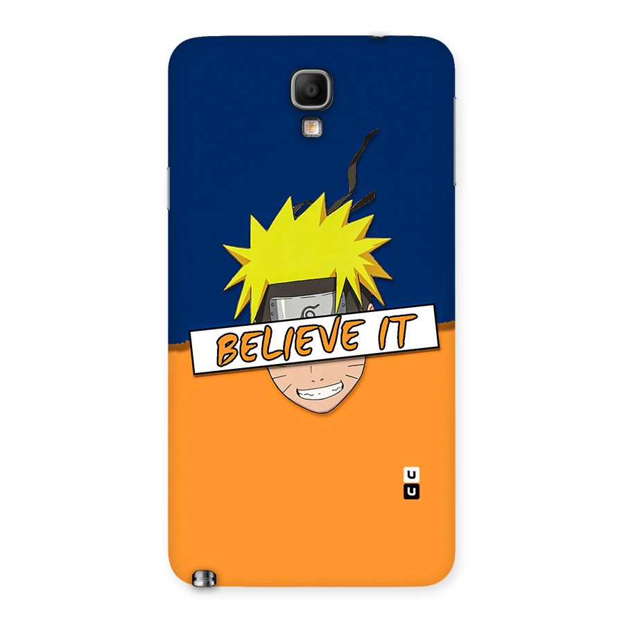 Naruto Believe It Back Case for Galaxy Note 3 Neo