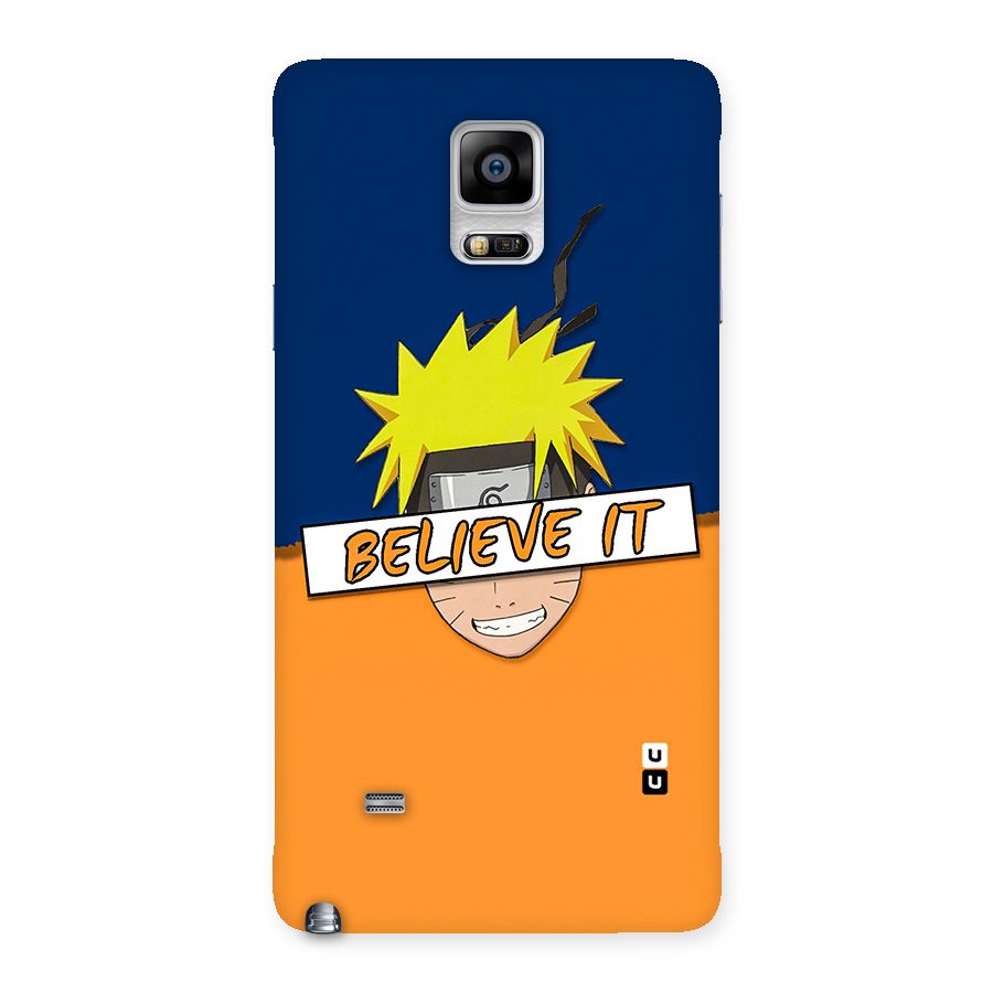 Naruto Believe It Back Case for Galaxy Note 4