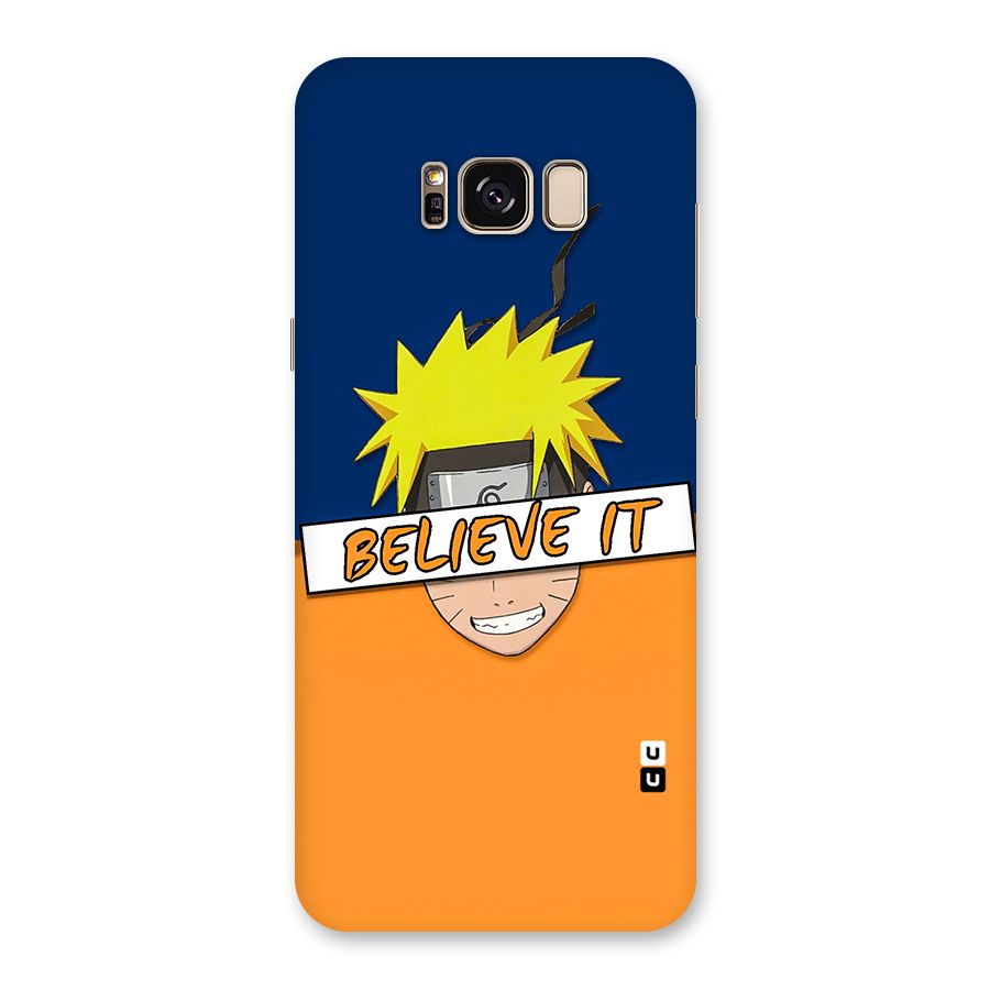 Naruto Believe It Back Case for Galaxy S8 Plus