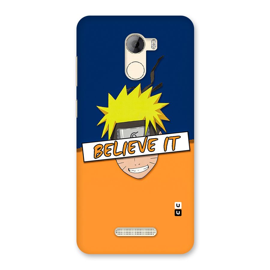 Naruto Believe It Back Case for Gionee A1 LIte