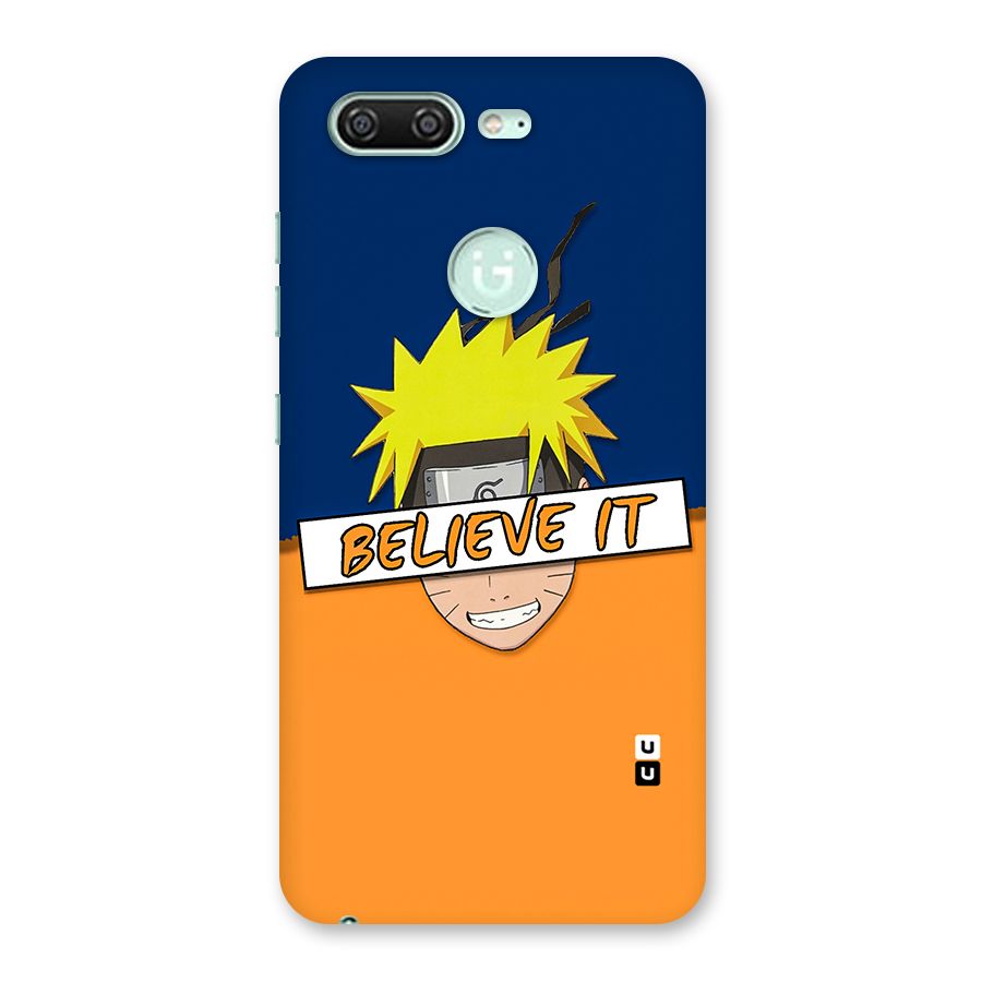 Naruto Believe It Back Case for Gionee S10