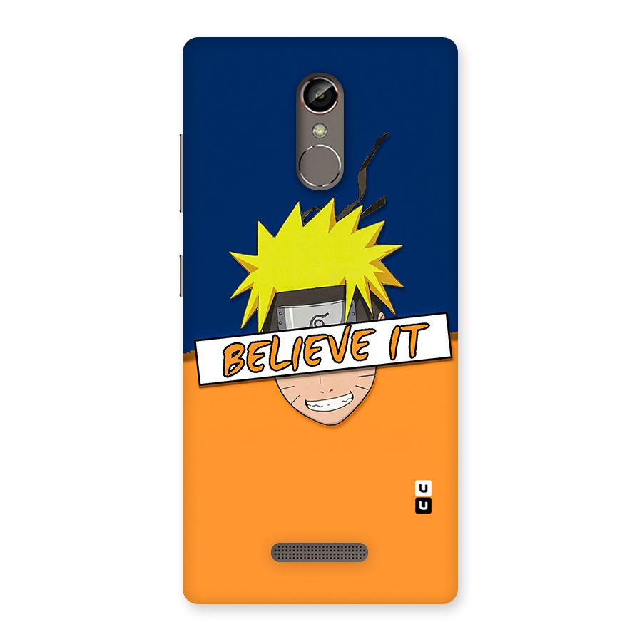 Naruto Believe It Back Case for Gionee S6s