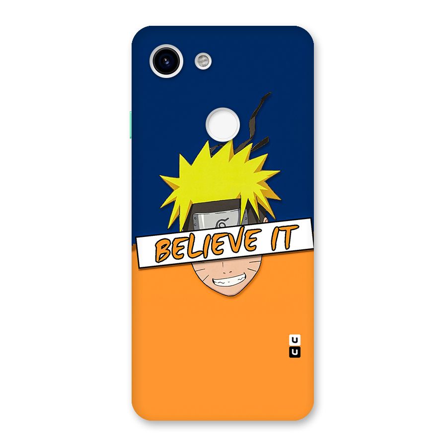 Naruto Believe It Back Case for Google Pixel 3
