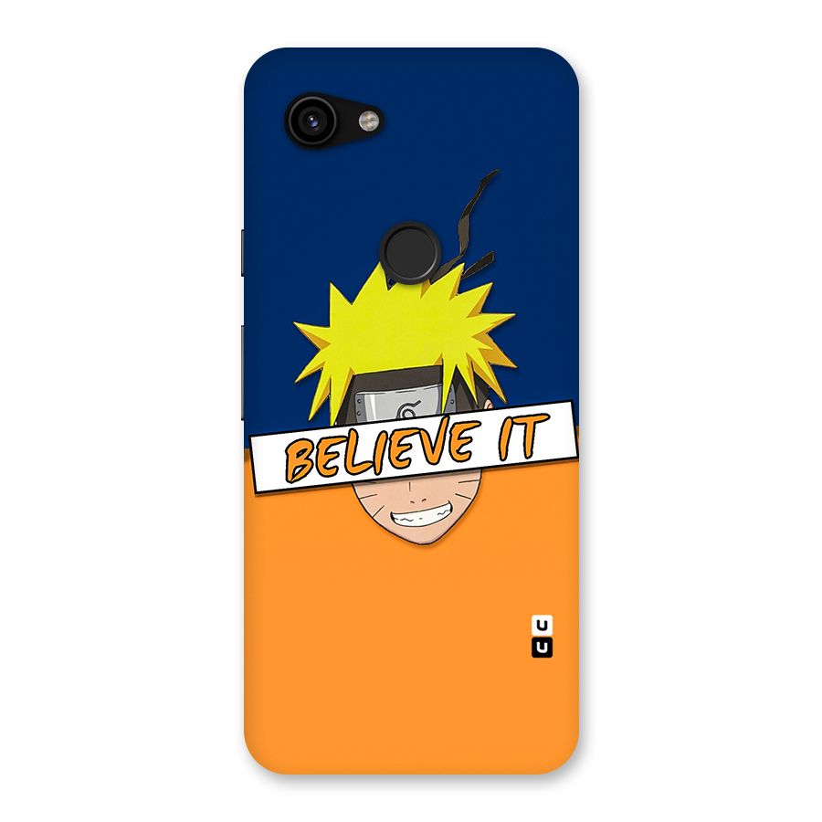 Naruto Believe It Back Case for Google Pixel 3a