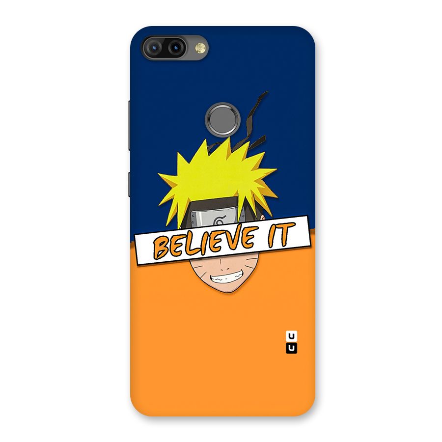 Naruto Believe It Back Case for Infinix Hot 6 Pro