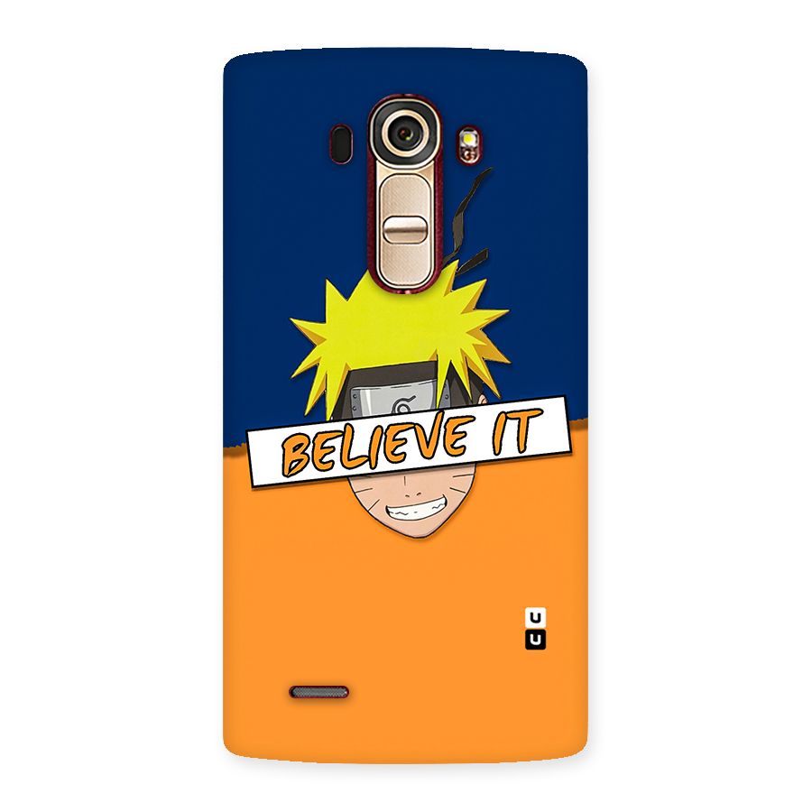 Naruto Believe It Back Case for LG G4