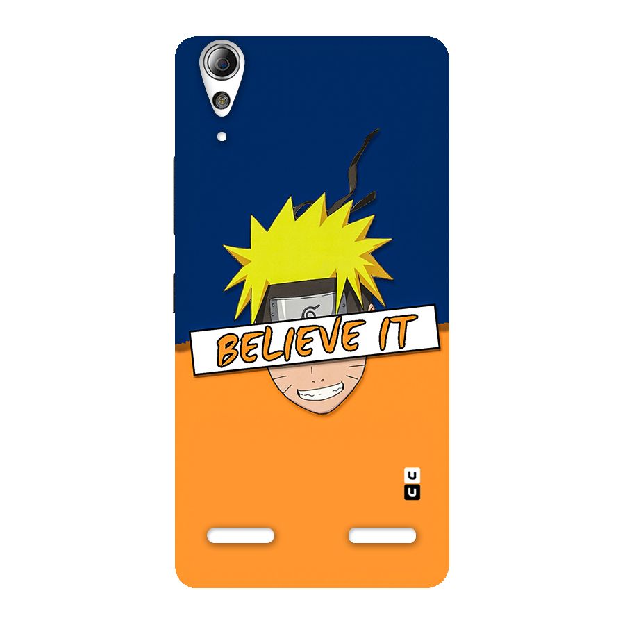 Naruto Believe It Back Case for Lenovo A6000 Plus