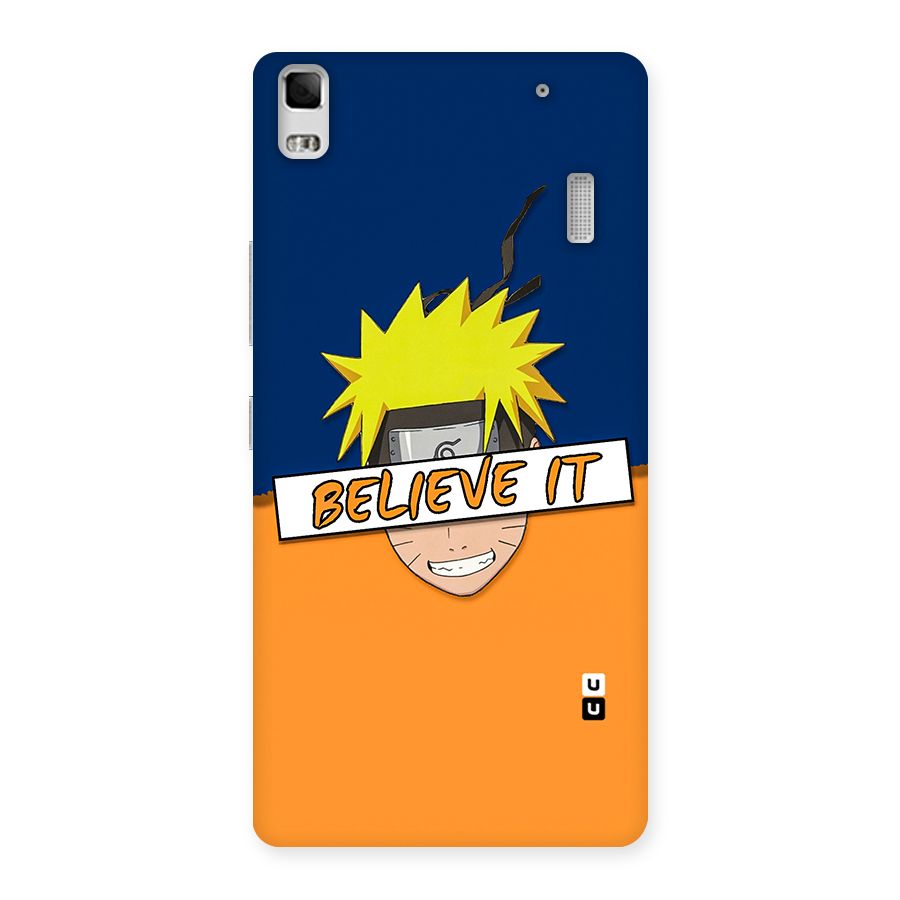 Naruto Believe It Back Case for Lenovo A7000