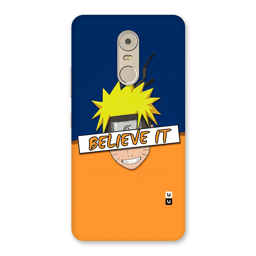 Naruto Believe It Back Case for Lenovo K6 Note