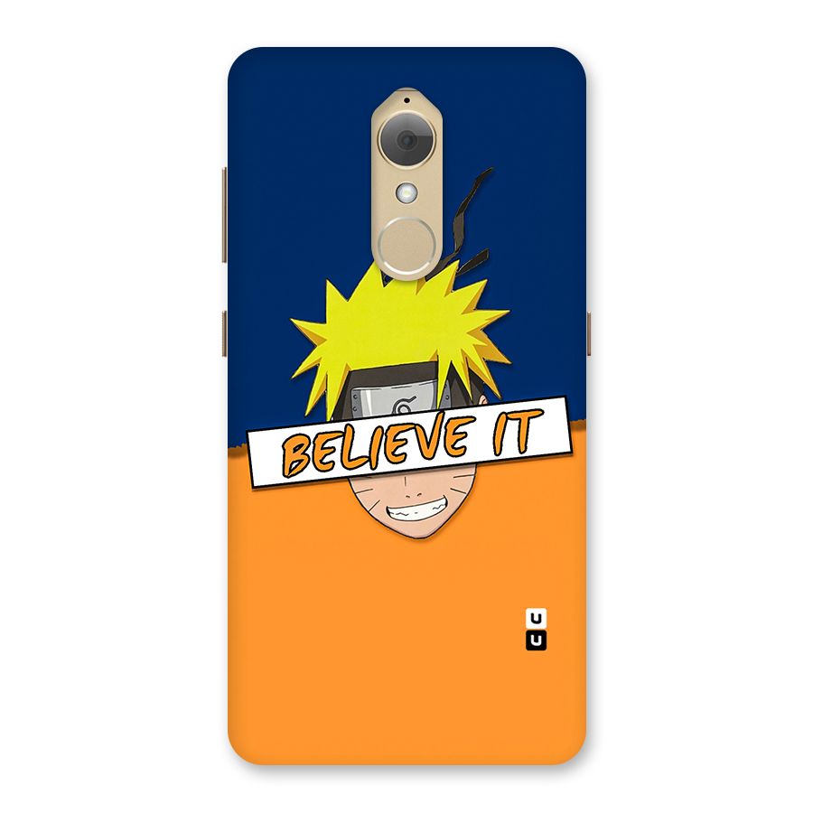 Naruto Believe It Back Case for Lenovo K8