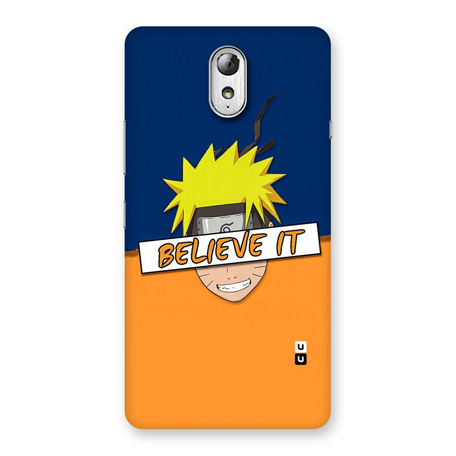 Naruto Believe It Back Case for Lenovo Vibe P1M