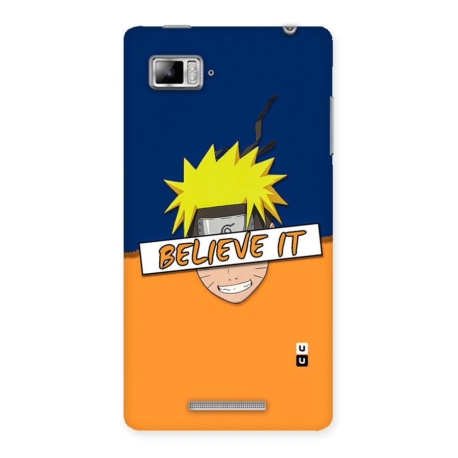 Naruto Believe It Back Case for Lenovo Vibe Z K910