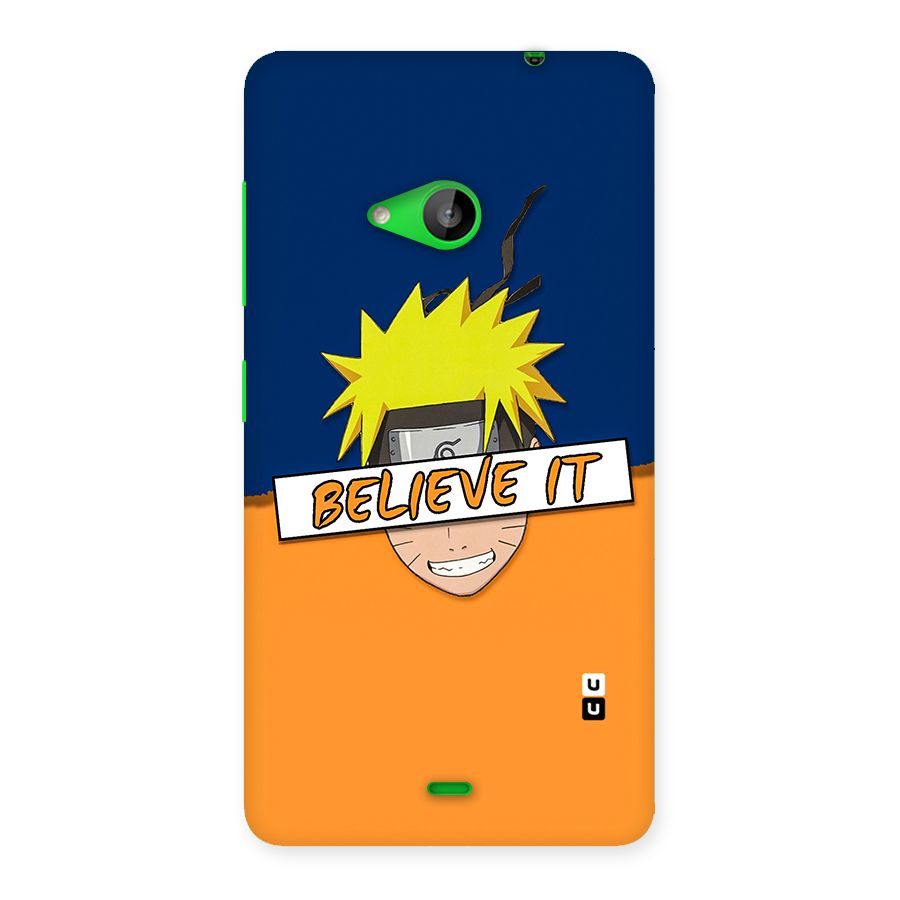 Naruto Believe It Back Case for Lumia 535