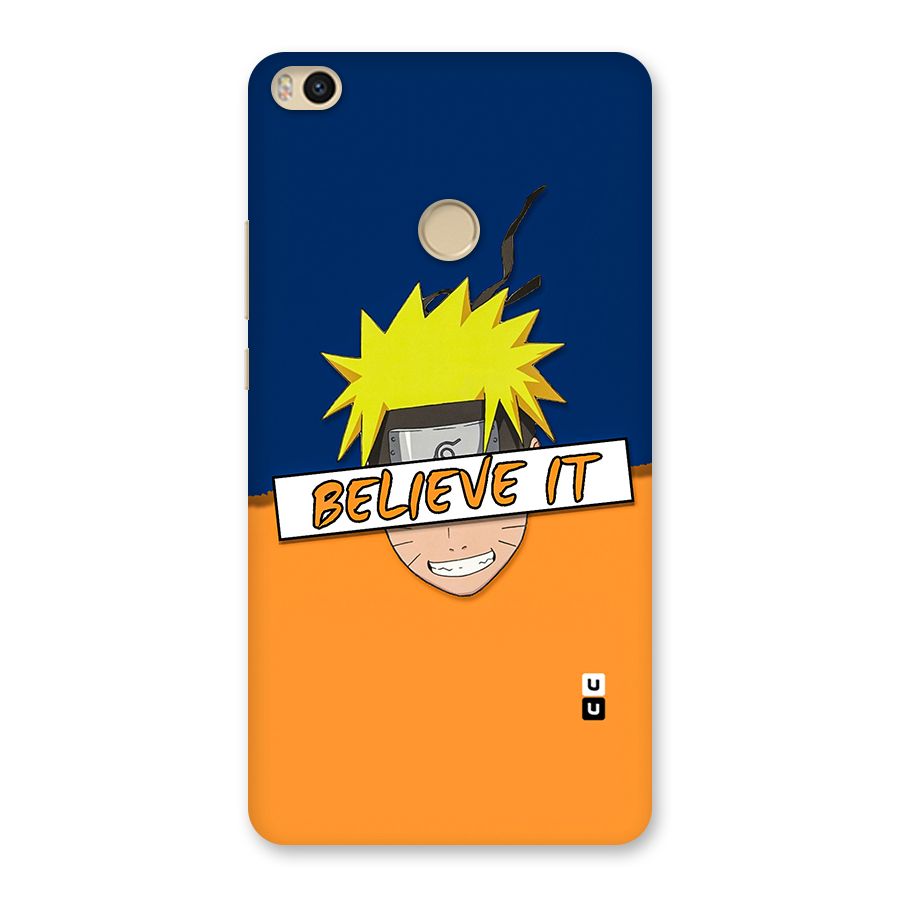 Naruto Believe It Back Case for Mi Max 2