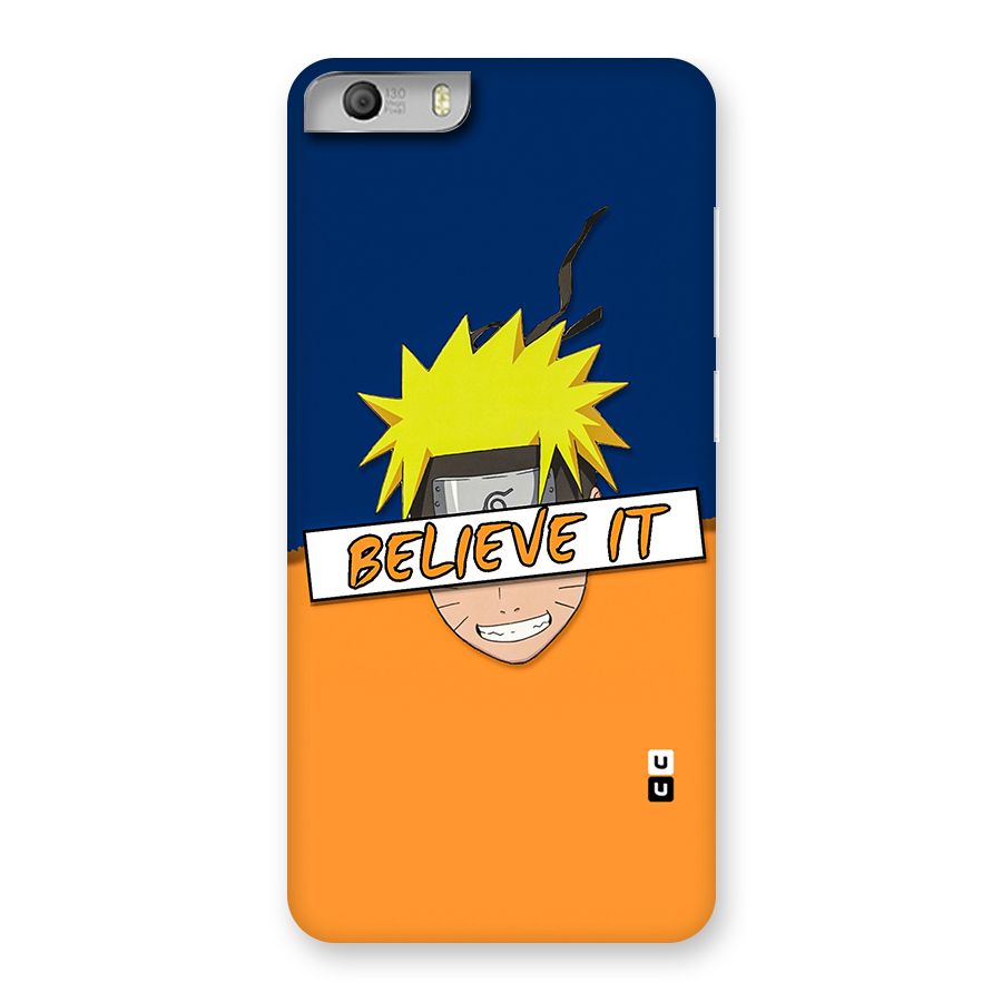 Naruto Believe It Back Case for Micromax Canvas Knight 2