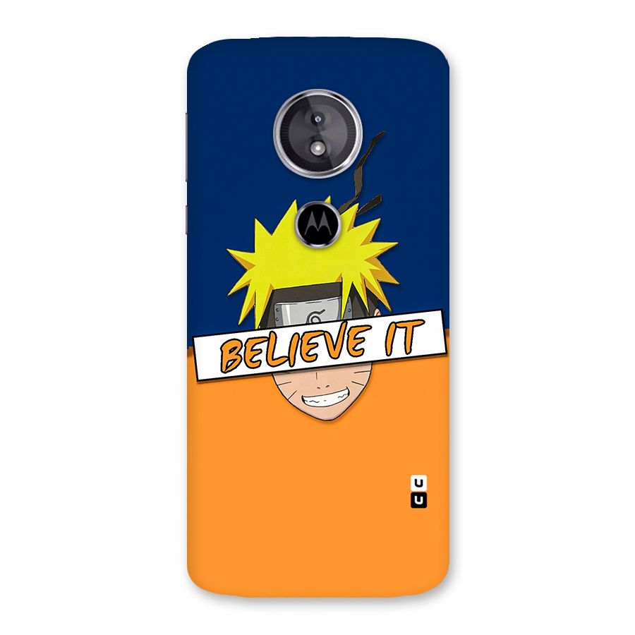 Naruto Believe It Back Case for Moto E5