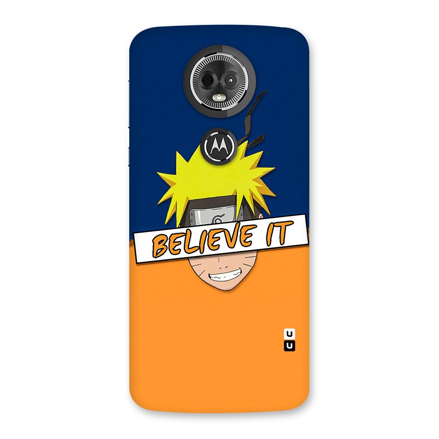 Naruto Believe It Back Case for Moto E5 Plus