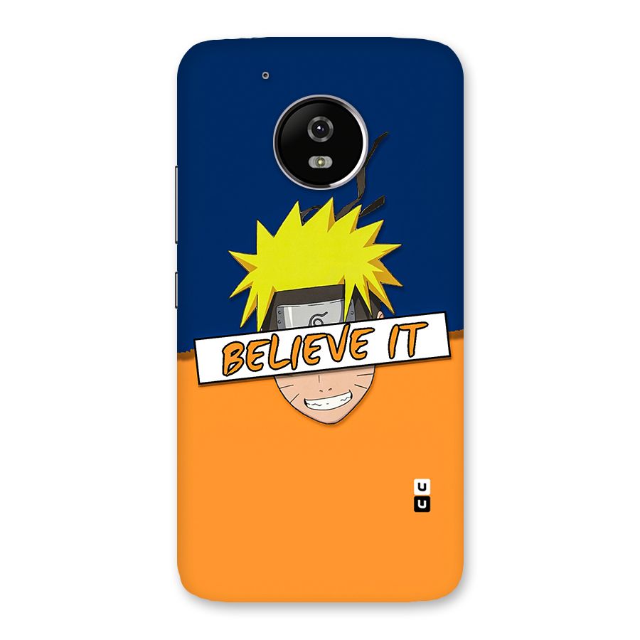 Naruto Believe It Back Case for Moto G5