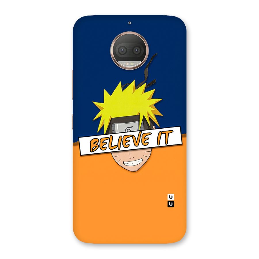 Naruto Believe It Back Case for Moto G5s Plus