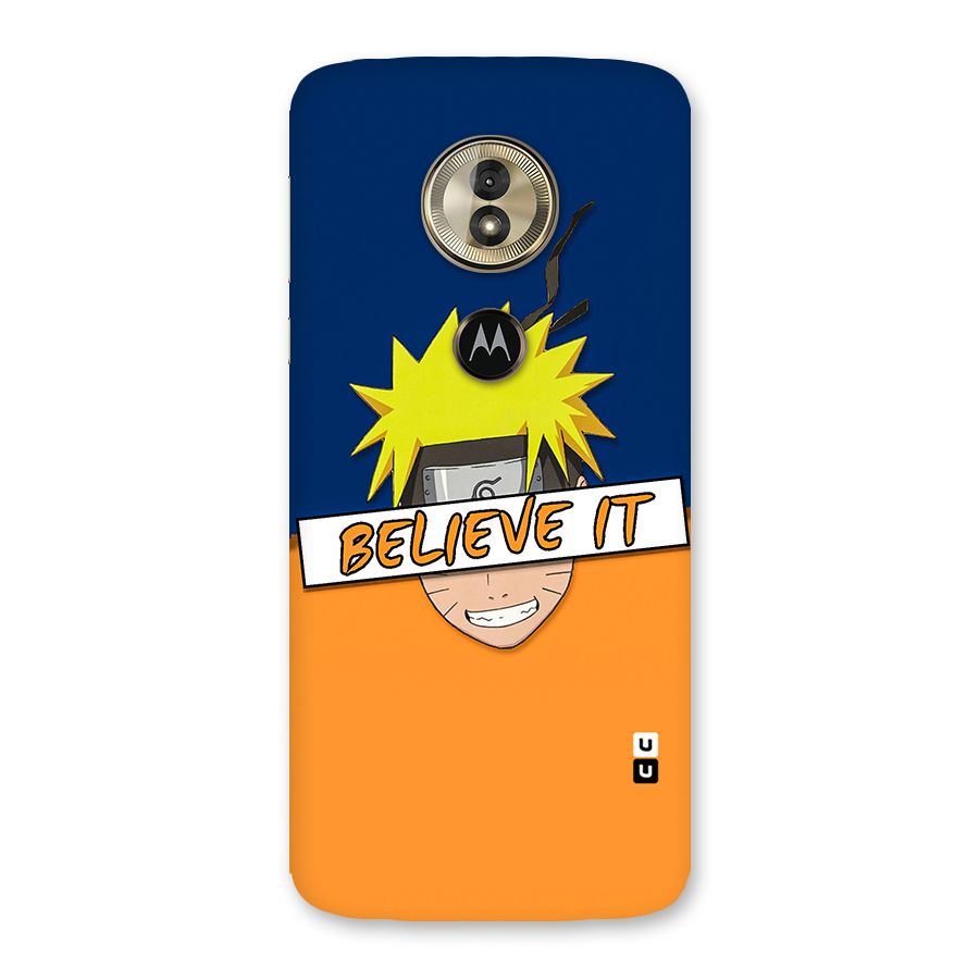 Naruto Believe It Back Case for Moto G6 Play