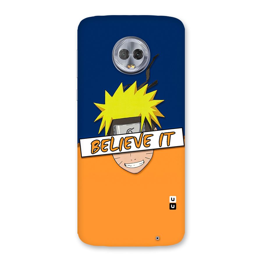 Naruto Believe It Back Case for Moto G6 Plus