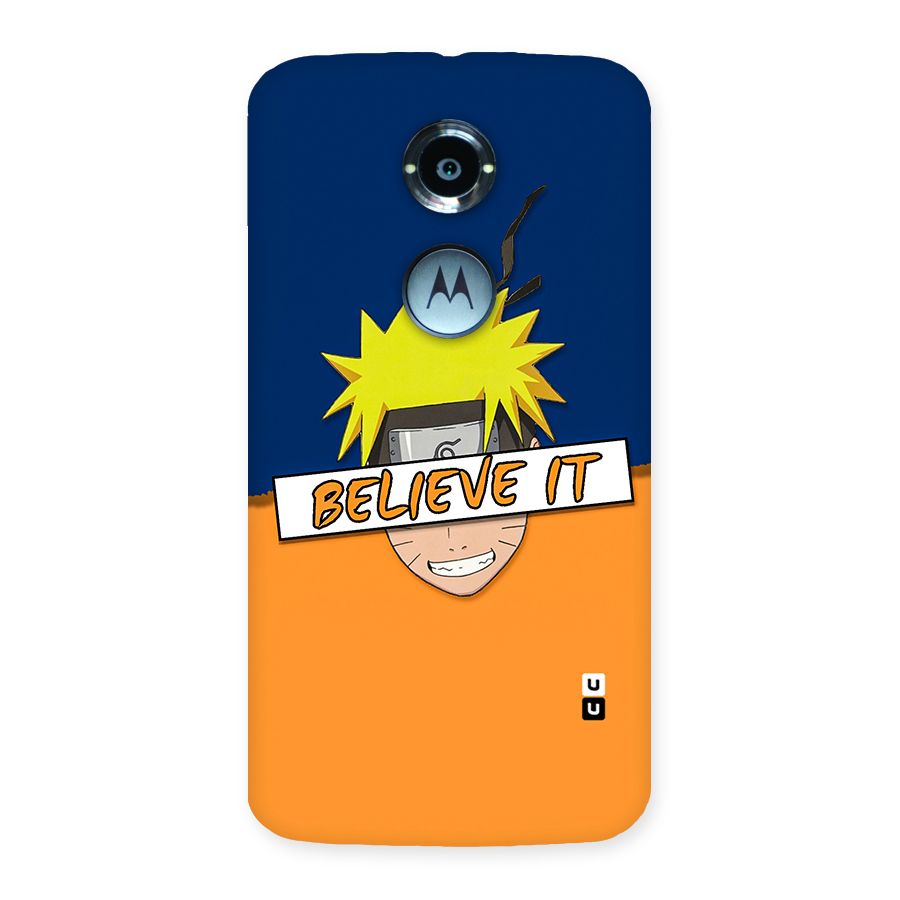Naruto Believe It Back Case for Moto X 2nd Gen