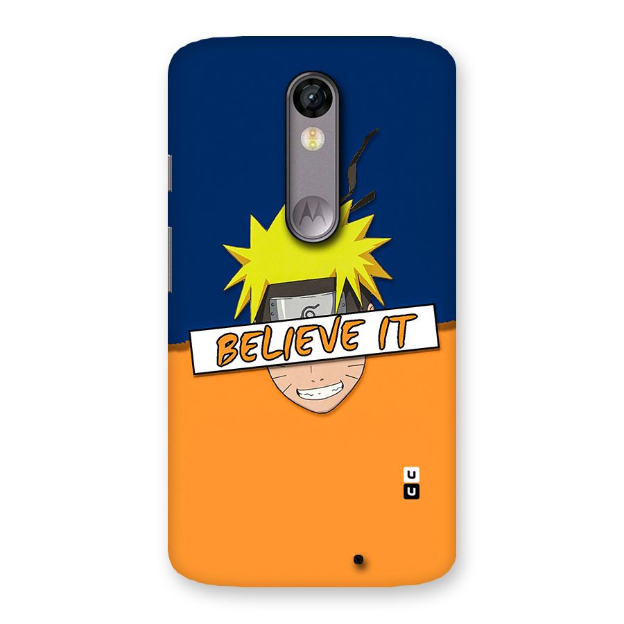 Naruto Believe It Back Case for Moto X Force