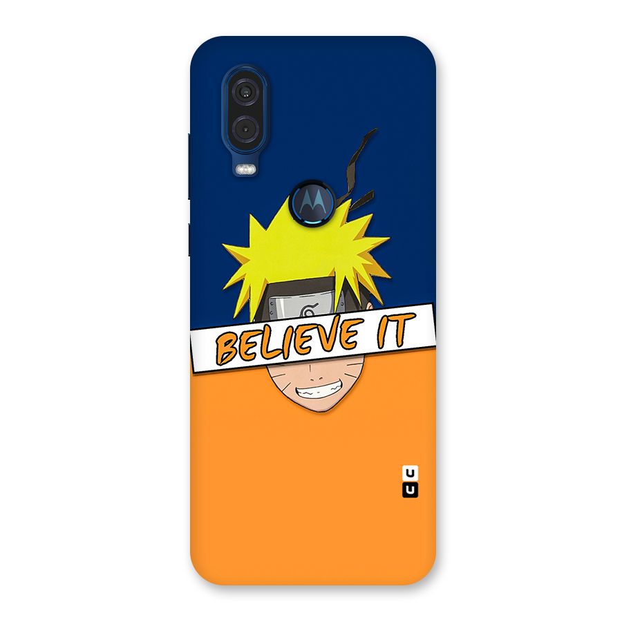 Naruto Believe It Back Case for Motorola One Vision