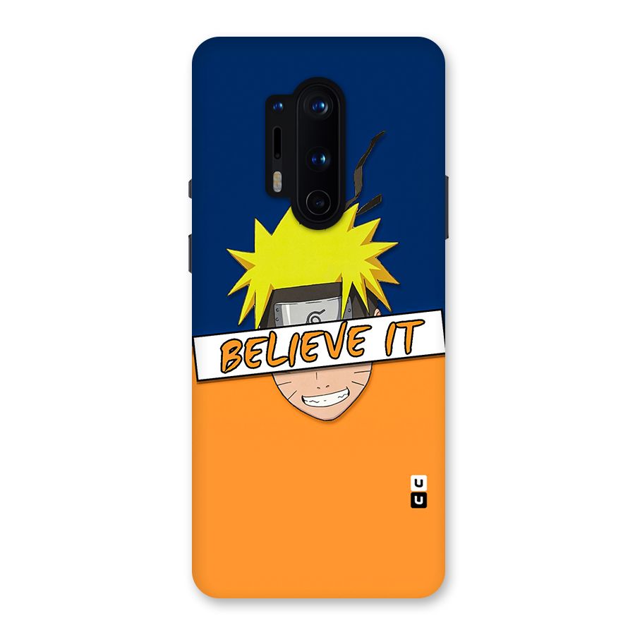 Naruto Believe It Back Case for OnePlus 8 Pro