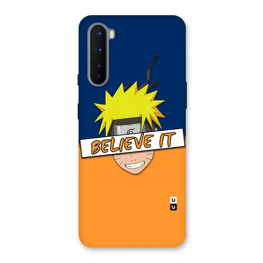 Naruto Believe It Back Case for OnePlus Nord