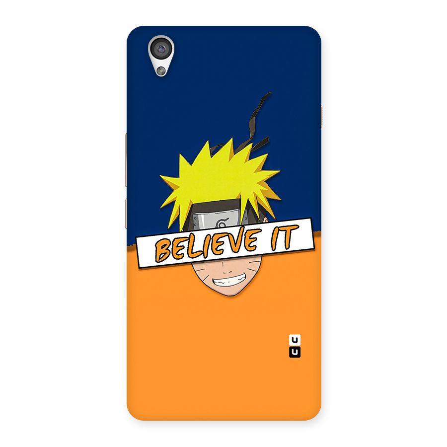 Naruto Believe It Back Case for OnePlus X