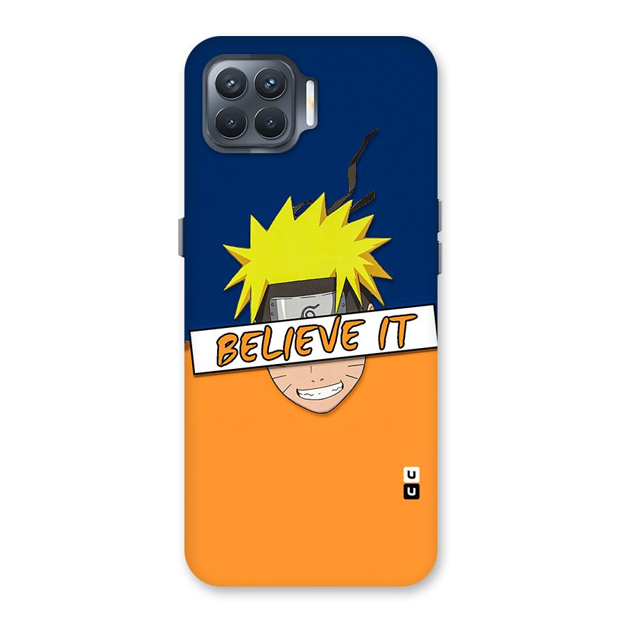 Naruto Believe It Back Case for Oppo F17 Pro